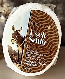 Kendinden Süngerli Eşek Sütlü Sabun