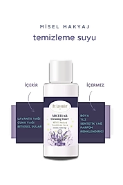 Micellar Makyaj Temizleme Suyu Organik Lavanta & Çuha Yağlı Tüm Cilt Tipleri İçin 200 ML